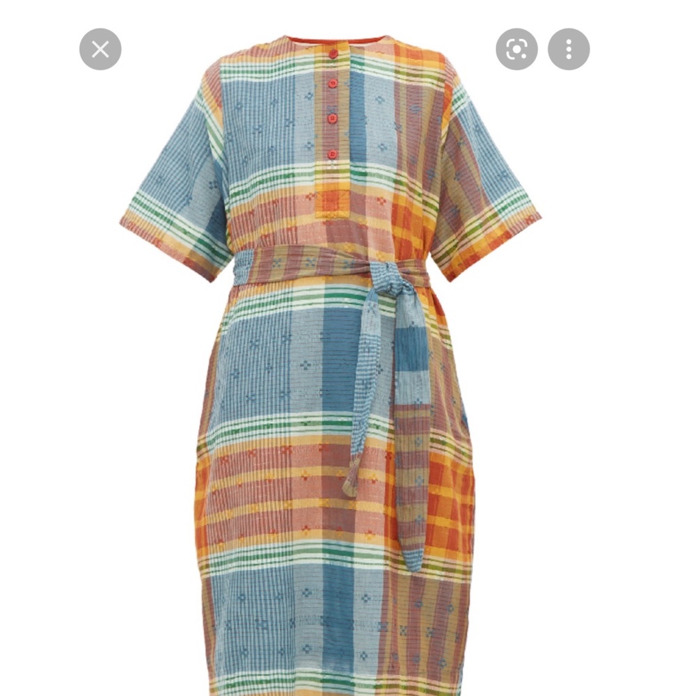 Ace & Jig Arena Button-front Cotton Dress in Multi - Picture 2 of 2